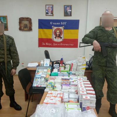 Передали медикаменты бойцам армии ЛНР. 2022